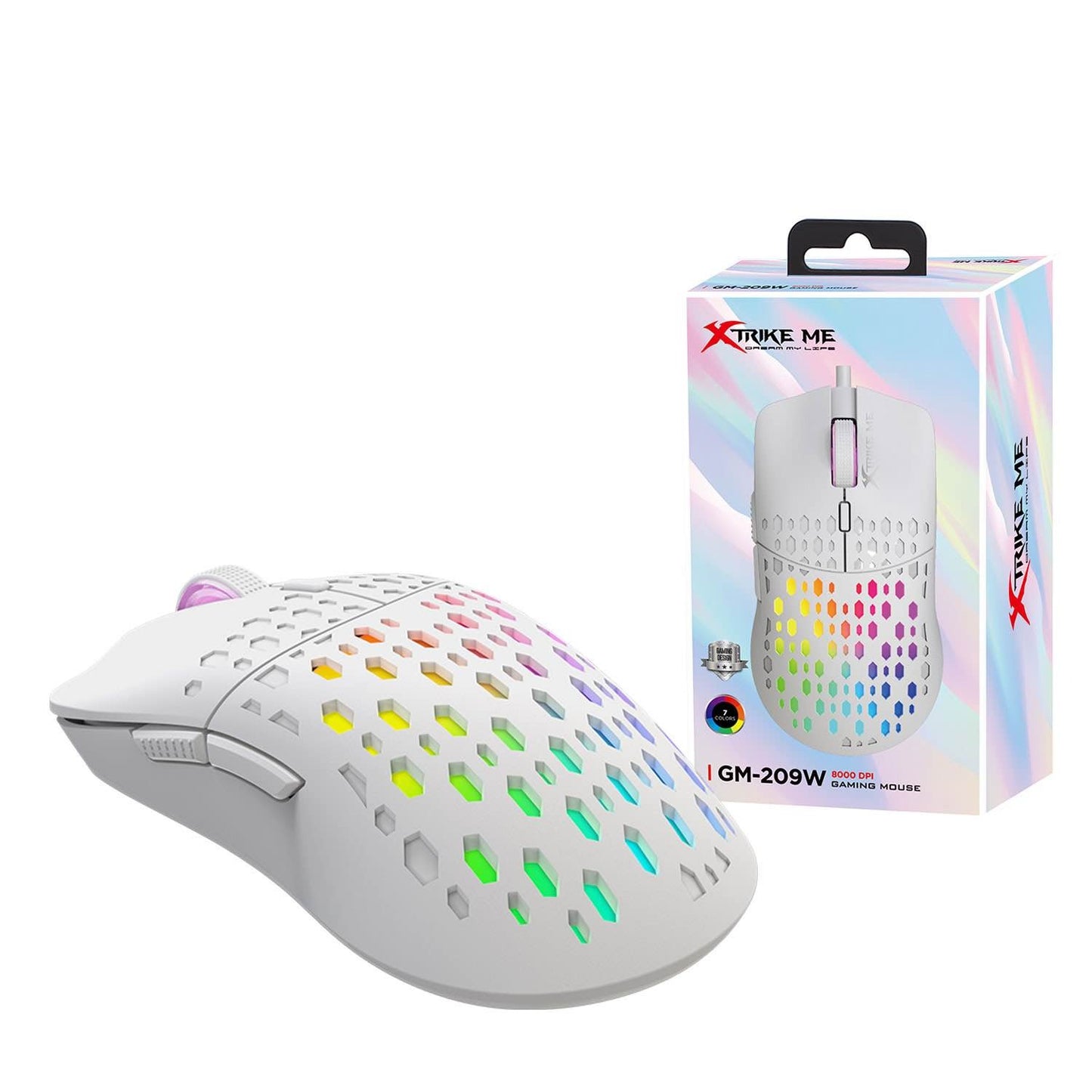 XTRIKE ME GM209W RGB GAMING MOUSE BEST QUALITY